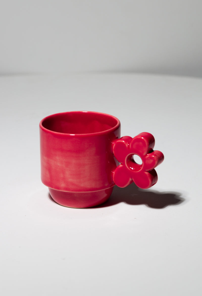 Flower Cup (Brushed Red)